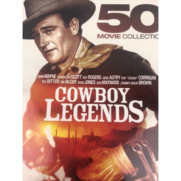 Cowboy Legends 50 Movie Collection DVD Set + Digital John Wayne Roy Rogers NEW - Picture 5 of 9